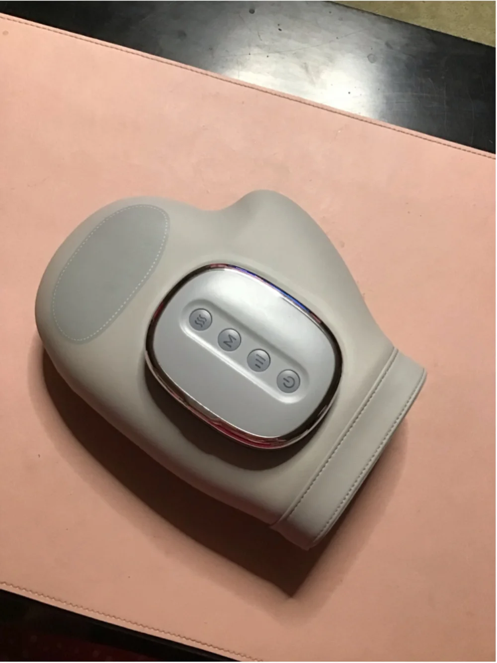 Hand Massager Glove White Gray Like New